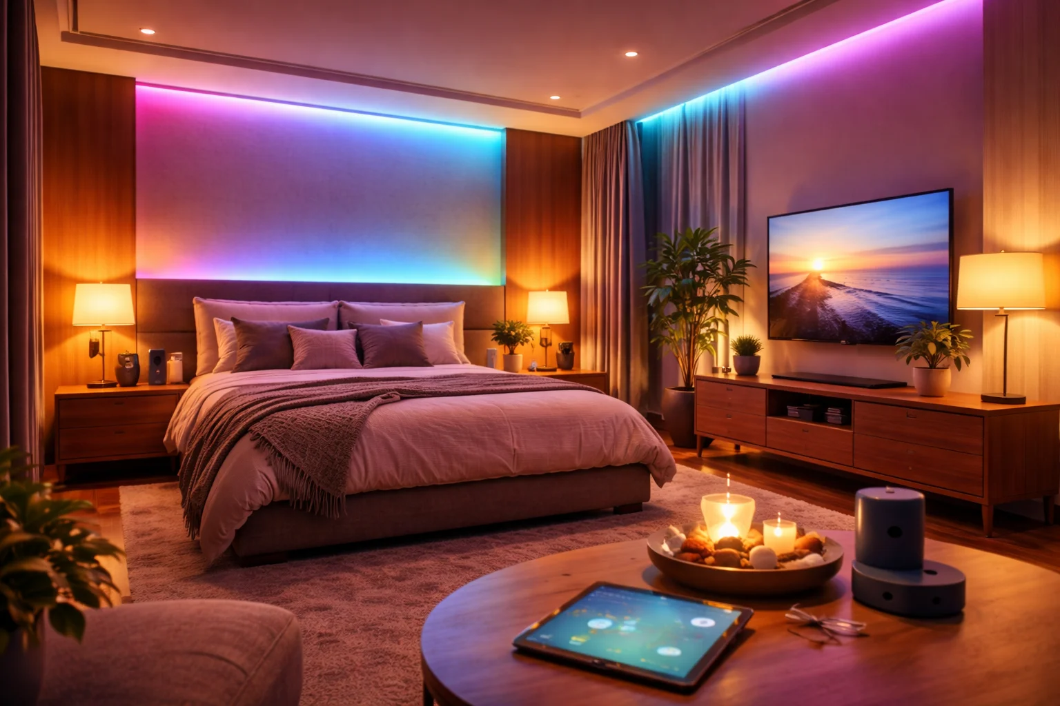 Ambient lighting for homes in modern interiors